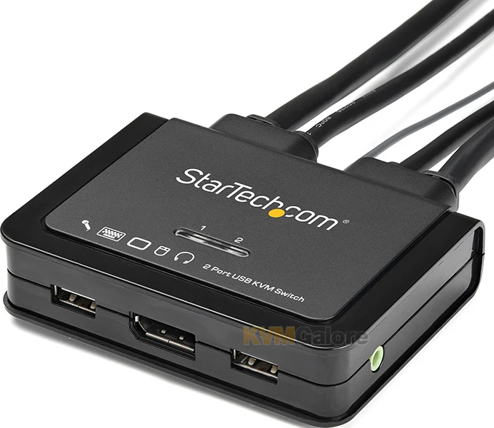 SV211DPUA4K: Control Two 4K 60Hz DisplayPort-USB PCs With A Single Monitor, Keyboard/mouse And Audio Peripheral Set