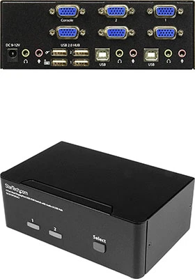 SV231DVGAU2A: Access Two Dual-video VGA-USB Computers And Two Shared USB Peripherals From A Single Console - Image 4