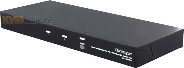 SV231QDVIUA: Switch Between Two Computers Sharing Four Dual-link DVI Displays, Speakers & Mic, USB Keyboard & Mouse, And USB 2.0 Peripheral - Image 2