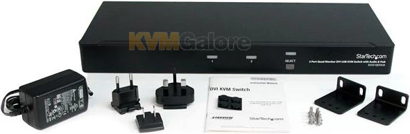 SV231QDVIUA: Switch Between Two Computers Sharing Four Dual-link DVI Displays, Speakers & Mic, USB Keyboard & Mouse, And USB 2.0 Peripheral - Image 3