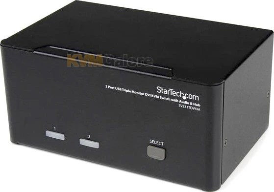 SV231TDVIUA: Switch Between Two Computers Sharing Three DVI Displays, Speakers & Mic, USB Keyboard & Mouse, And USB 2.0 Peripherals