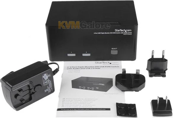 SV231TDVIUA: Switch Between Two Computers Sharing Three DVI Displays, Speakers & Mic, USB Keyboard & Mouse, And USB 2.0 Peripherals - Image 2