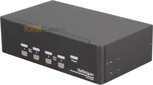 SV431DD2DUA: Switch Between Four Computers Sharing Two DVI Displays, Speakers & Mic, USB Keyboard & Mouse, And USB 2.0 Peripherals