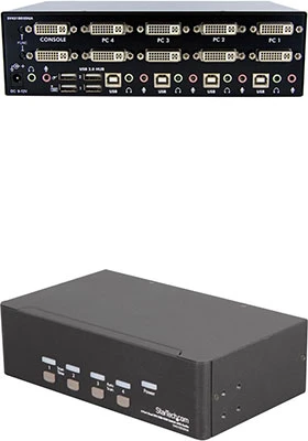 SV431DD2DUA: Switch Between Four Computers Sharing Two DVI Displays, Speakers & Mic, USB Keyboard & Mouse, And USB 2.0 Peripherals - Image 6