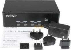 SV431DVGAU2A: Control Four Dual-VGA, USB-equipped PCs With A Two-monitor Console, Audio Peripheral Set