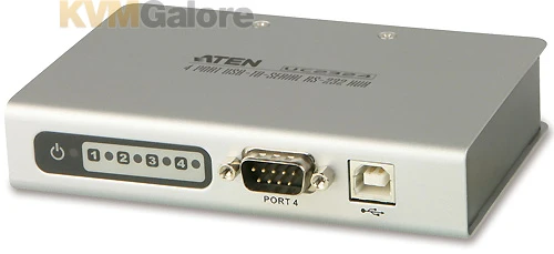 ATEN 4-port USB To Serial RS-232 Hub - Image 2
