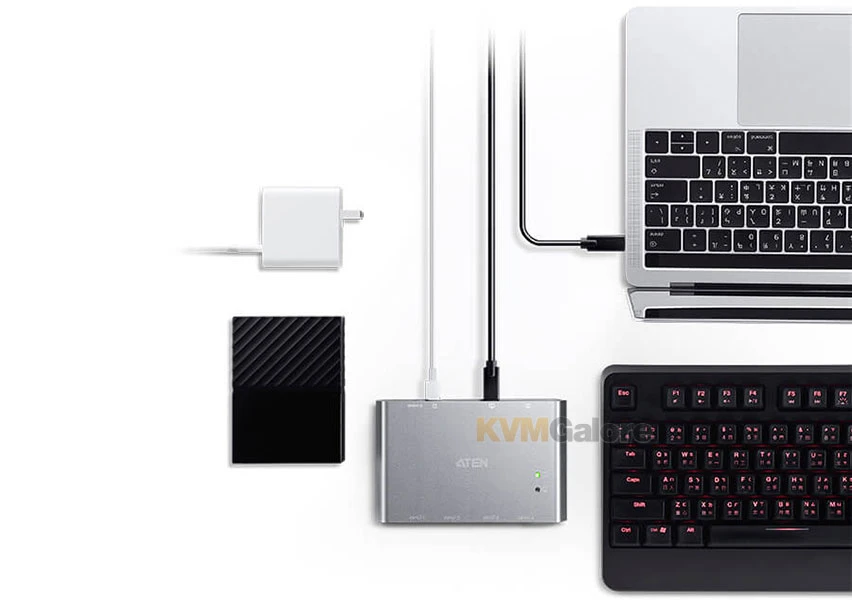 ATEN Operate 2x USB-C Laptops As If They Are One - Image 3