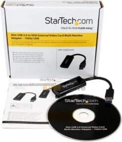 USB32VGAES: Connect A VGA Display Through A USB 3.0 Adapter For A Multi-monitor Solution