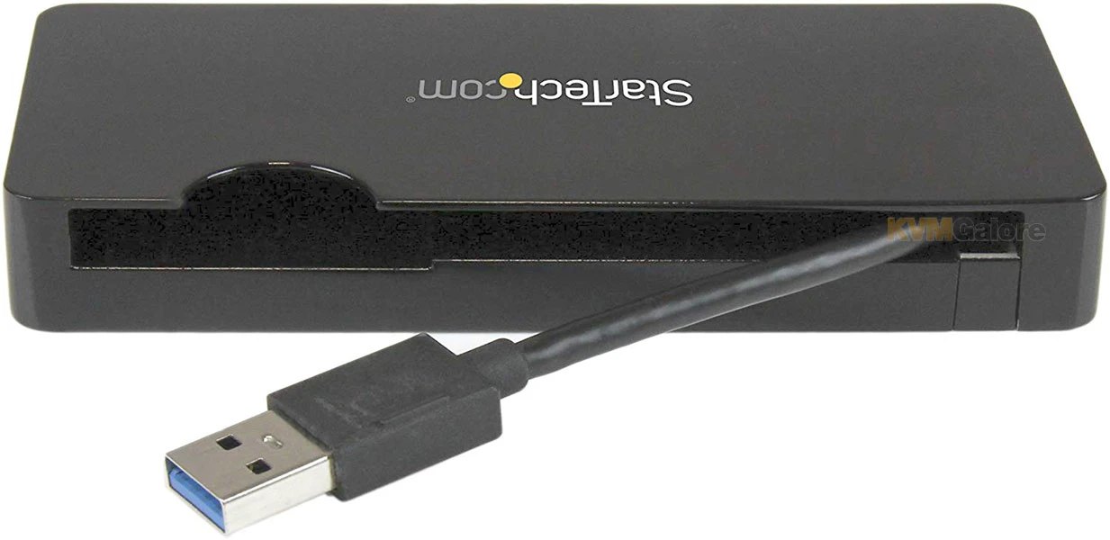 Portable Docking Station connects An Additional Display To Your USB-C Or USB-A Laptop