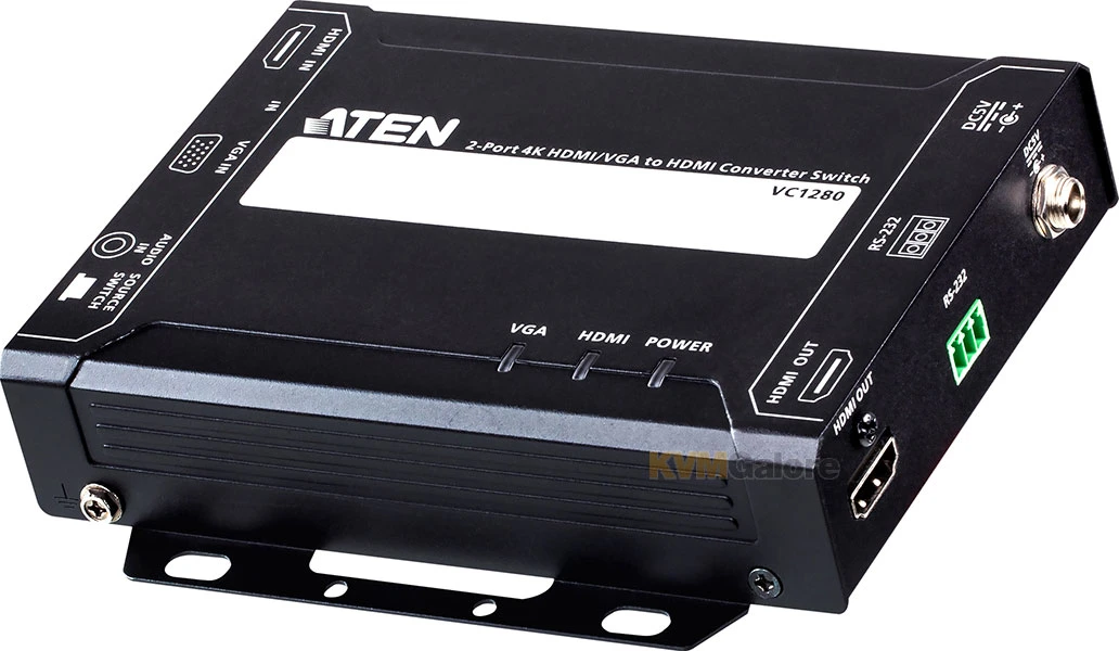 ATEN 2-port 4K HDMI/VGA To HDMI Converter Switch - Image 3