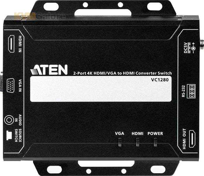 ATEN 2-port 4K HDMI/VGA To HDMI Converter Switch - Image 5