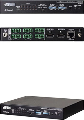 ATEN 6x6 Dante Audio Interface - Image 4