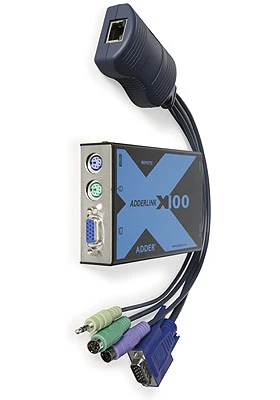 X100A-PS2/P-US: Short Haul, Fully Featured, Keyboard, Video, Mouse Extender For PS/2 Computer - Image 4
